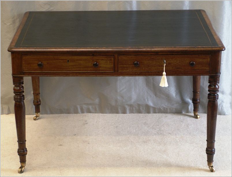 3039 Antique Georgian 4 Drawer Library Table (1)